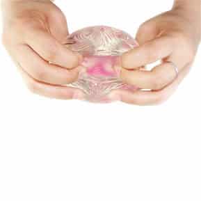 Âm đạo giả bỏ túi có rung trong suốt siêu kích thích