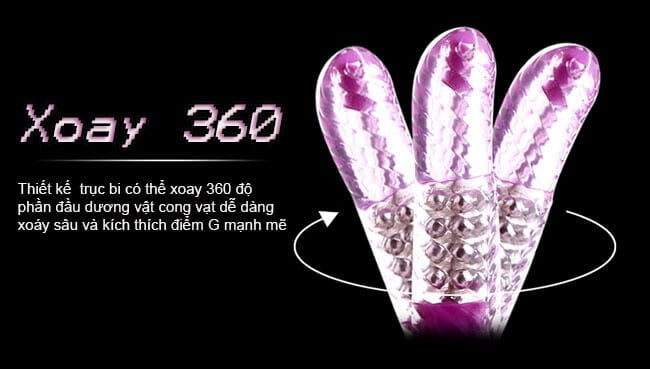 DV17B Dương vật rung ngoáy đa năng cho chị em thích cảm giác mạnh