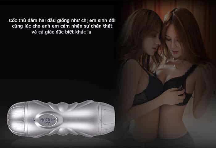 DC17X Cốc tự sướng siêu mềm với 2 đầu làm tình cực phê DC17X Cốc tự sướng siêu mềm với 2 đầu làm tình cực phê