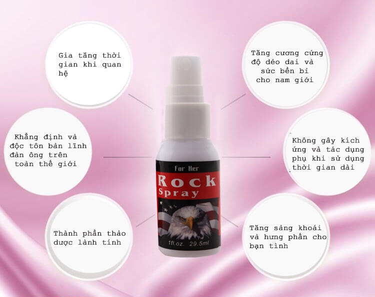 XTS21 Thuốc xịt Rock Spray giúp kéo dài thời gian yêu lâu hơn