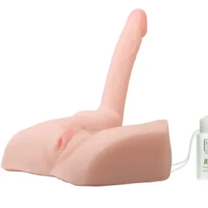 Âm đạo giả và dương vật giả kết hợp làm tình DV36A BAILE, có rung, xoay, âm thanh sex talk, chất liệu TPR siêu thực, trải nghiệm kép.