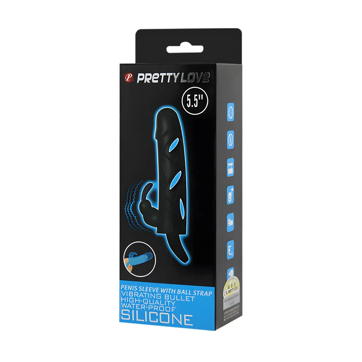 bao cao su đôn dên nâng cấp cậu nhỏ BD33, silicone cao cấp, rung kích thích, nâng cấp cậu nhỏ