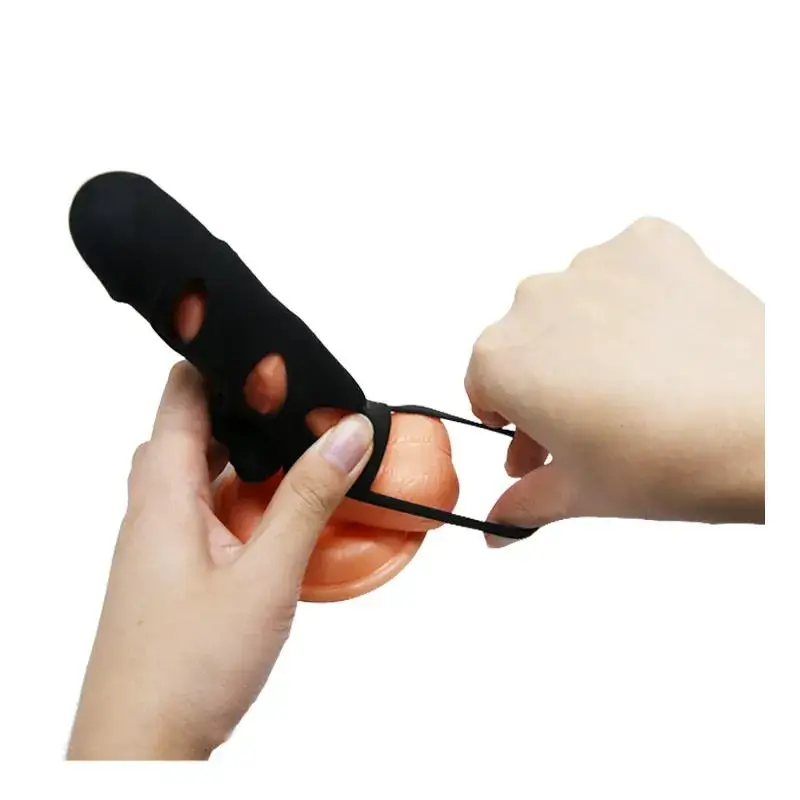 bao cao su đôn dên nâng cấp cậu nhỏ BD33, silicone cao cấp, rung kích thích, nâng cấp cậu nhỏ