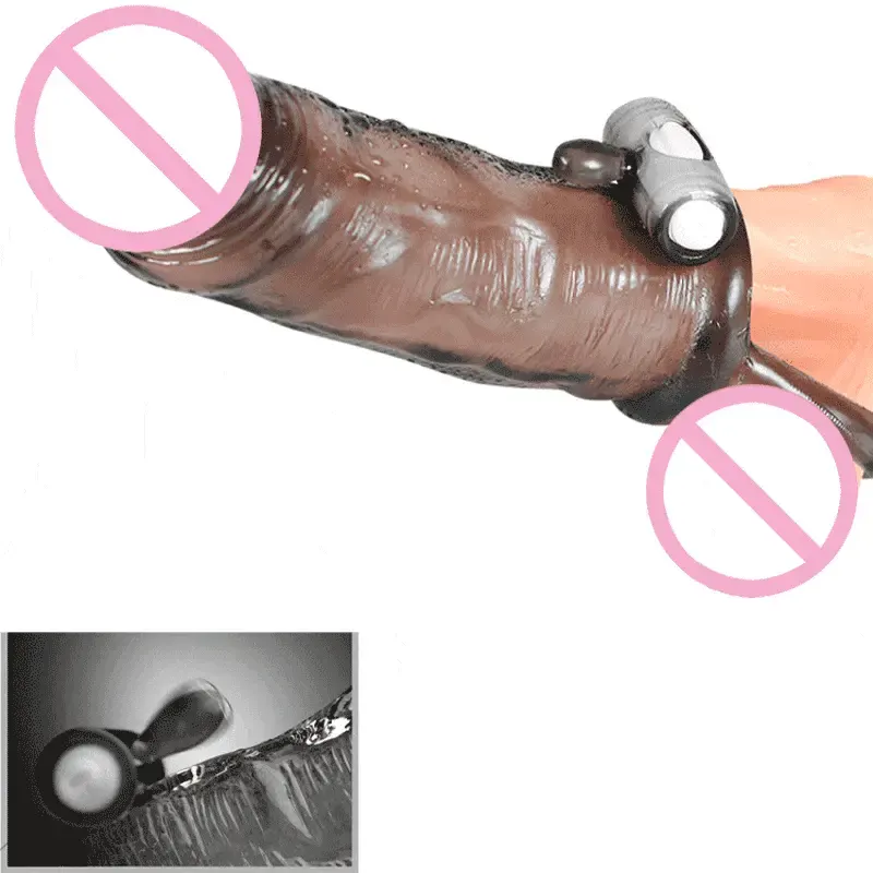 Bao đôn quai đeo có rung siêu gân BD35 chất liệu silicone siêu gân mềm mại, tăng kích thước, kích thích điểm G mãnh liệt.