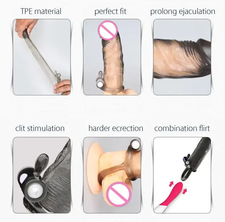 Bao đôn quai đeo có rung siêu gân BD35 chất liệu silicone siêu gân mềm mại, tăng kích thước, kích thích điểm G mãnh liệt.