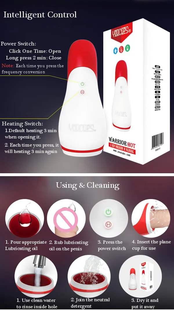 Cốc thủ dâm Youcup Warrior AD28 hỗ trợ quý ông làm sướng cậu nhỏ