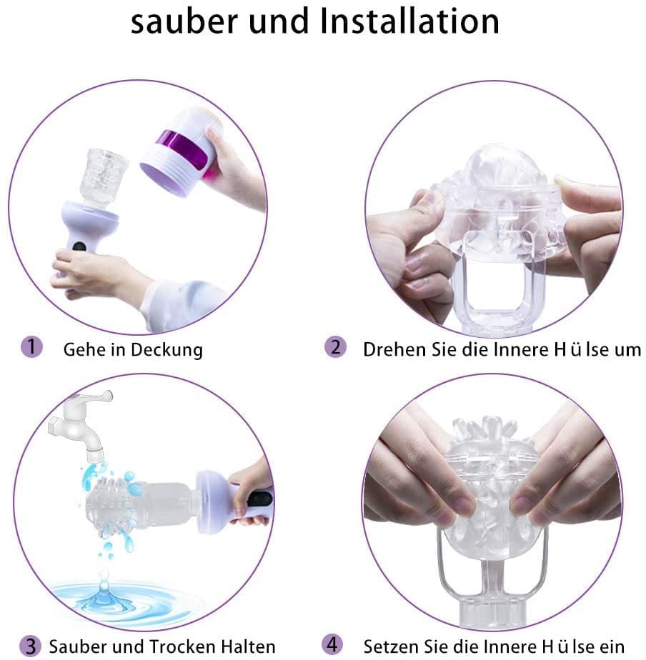 AD36D Đồ chơi tình dục tự động cho nam giới tự sướng xoay rung dương vật AD36D do choi tinh duc tu dong cho nam gioi tu suong xoay rung bu mut duong vat 5