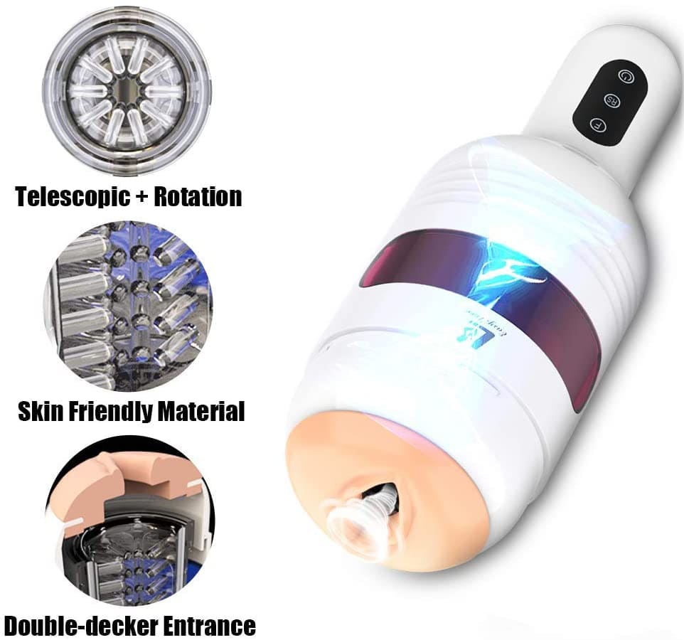 AD36D Đồ chơi tình dục tự động cho nam giới tự sướng xoay rung dương vật AD36D do choi tinh duc tu dong cho nam gioi tu suong xoay rung bu mut duong vat 7