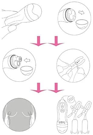 EG18 Trứng rung đôi kẹp vú kẹp âm vật sướng điên dại dành cho nữ EG18 Trung rung doi kep vu kep am vat suong dien dai 2