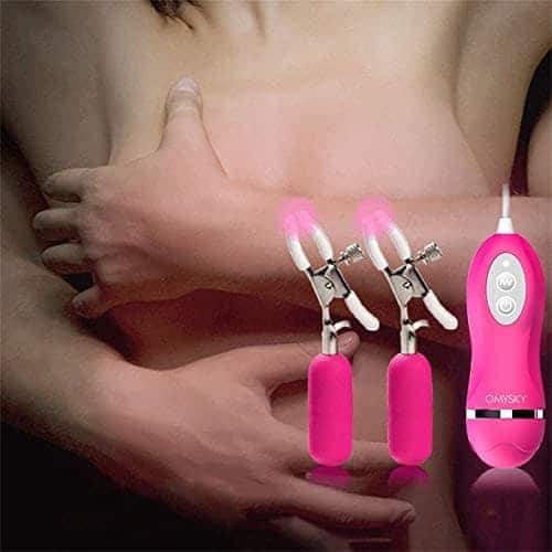 EG18 Trứng rung đôi kẹp vú kẹp âm vật sướng điên dại dành cho nữ EG18 Trung rung doi kep vu kep am vat suong dien dai 3