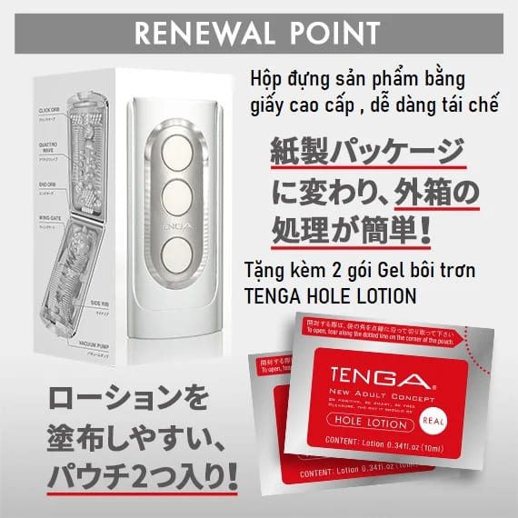 Cốc Thủ Dâm Tenga Flip Lite Nhật Bản – cốc thủ dâm silicon