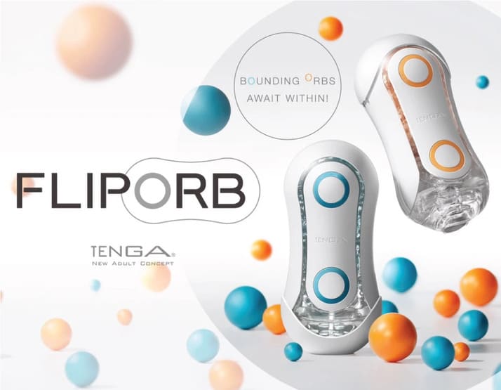 hình ảnh cốc thủ dâm silicon Tenga Flip ORB chính hãng Nhật Bản, dòng cốc thủ dâm thiết kế tách đôi