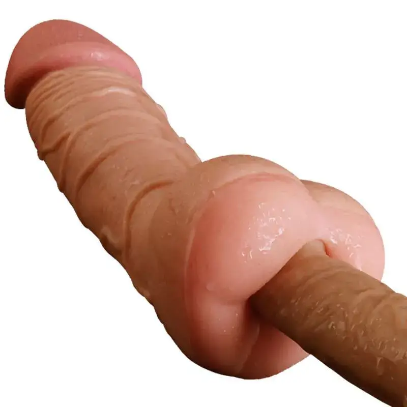 Dương vật giả rỗng hàng khủng kèm hậu môn chơi sướng DV36K, chất liệu TPR/Silicone an toàn, tăng kích thước, kích thích hậu môn mạnh mẽ.