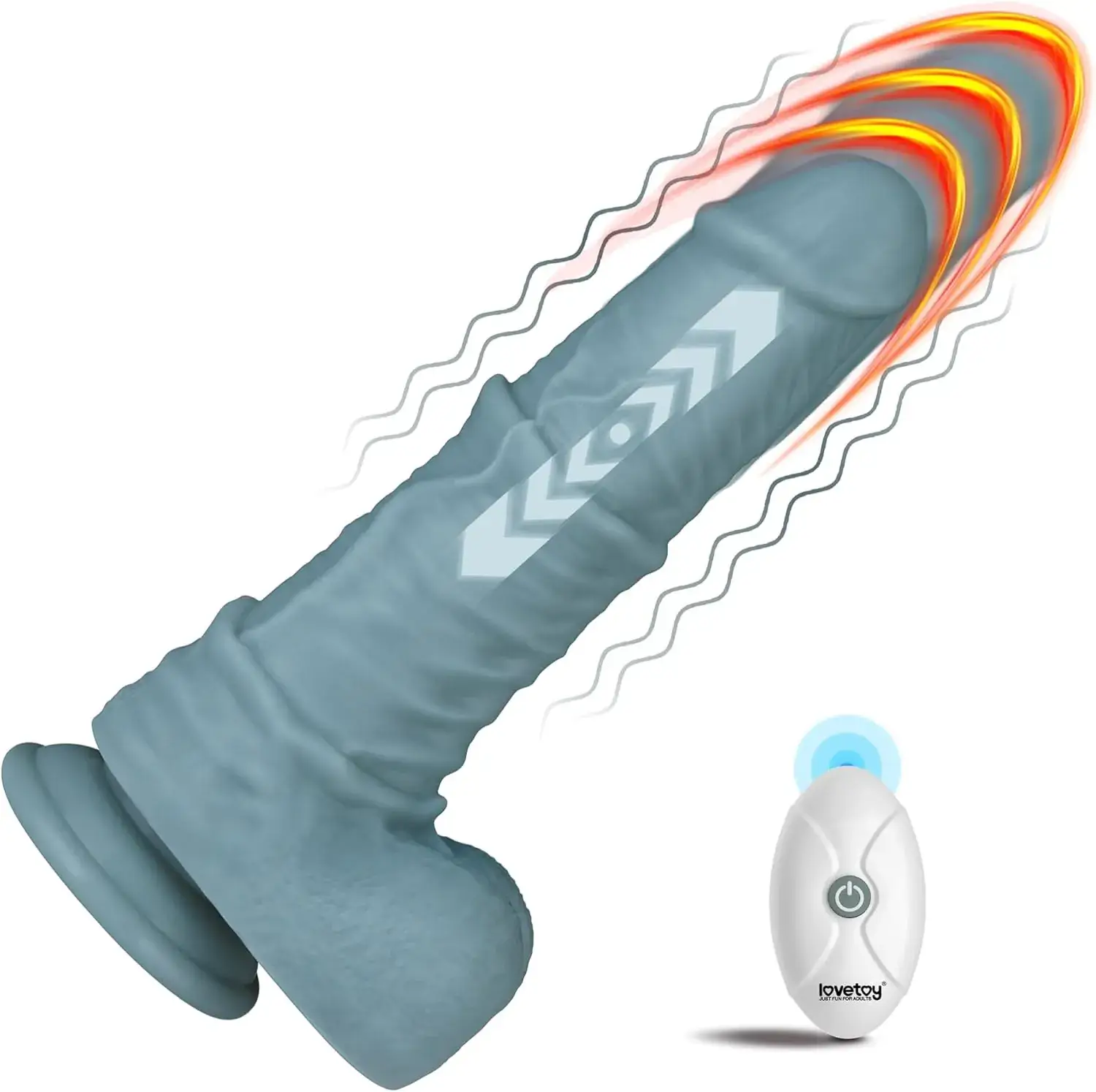 Dương Vật Giả Khủng Siêu Mềm Rung Thụt Sướng Điên Đảo DV56E Dương vật giả khủng siêu mềm rung thụt sướng điên đảoDV56E silicone 2 lớp, rung thụt 3 chế độ, điều khiển từ xa, sạc USB, màu xanh