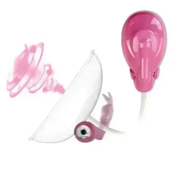 Máy hút âm vật và bú âm đạo nữ DC67G với đầu hút silicone mềm mại, sử dụng công nghệ sóng âm để kích thích và làm sướng âm vật.