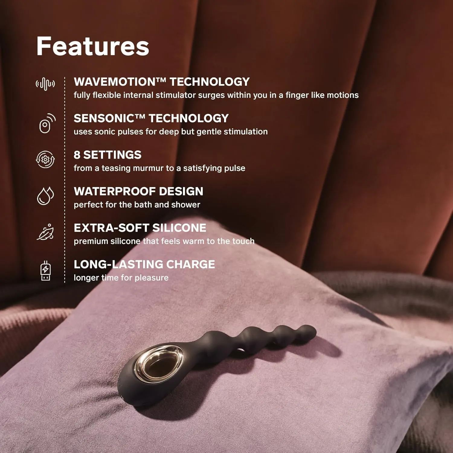 Máy Rung Hậu Môn Cao Cấp Đa Năng Lelo Soraya Beads DC42F Máy Rung Hậu Môn Cao Cấp Đa Năng Lelo Soraya Beads DC42F