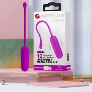 Trứng rung mini cao cấp làm sướng vùng kín nữ PRETTY LOVE EG30K với 12 chế độ rung mạnh mẽ, siêu nhỏ gọn, silicone an toàn.