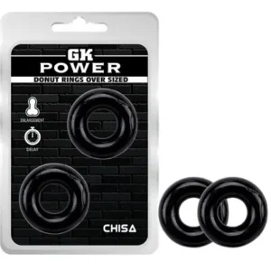 Vòng đeo cậu nhỏ cao cấp cho nam Chisa DC60H màu đen bằng TPE siêu co giãn giúp tăng cường cương cứng và bản lĩnh phái mạnh.