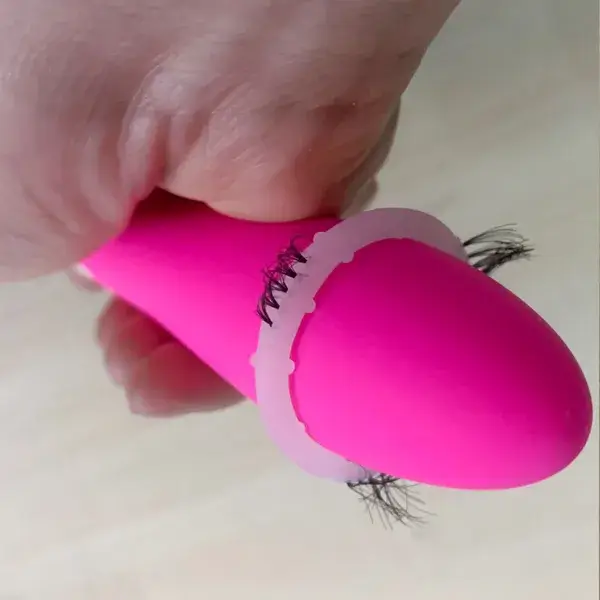Vòng lông thú đeo cu silicone mềm mại kích thích đỉnh điểm